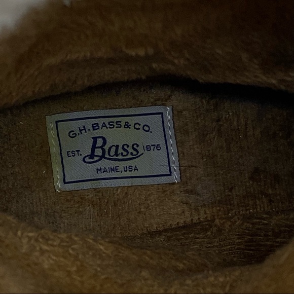 Bass Aria Brown Suede and Shearling Boots Size 8.5M - Picture 9 of 9